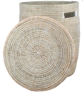 White Flat Lid Hamper Basket - Assorted sizes