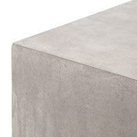 Grey Concrete Cube, Indoor/Outdoor
