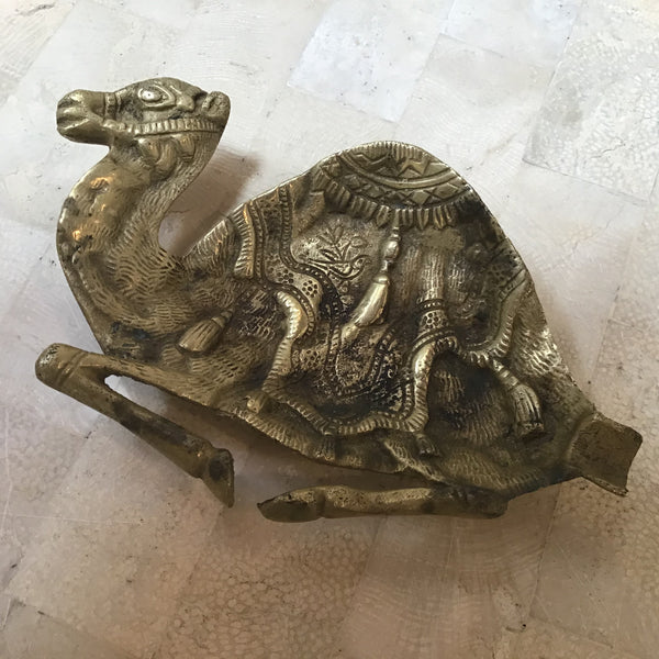 Brass Camel Ashtray