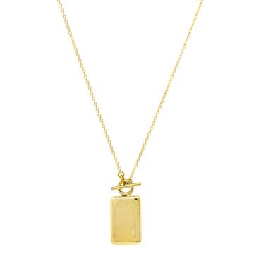 Rectangle Medallion Necklace